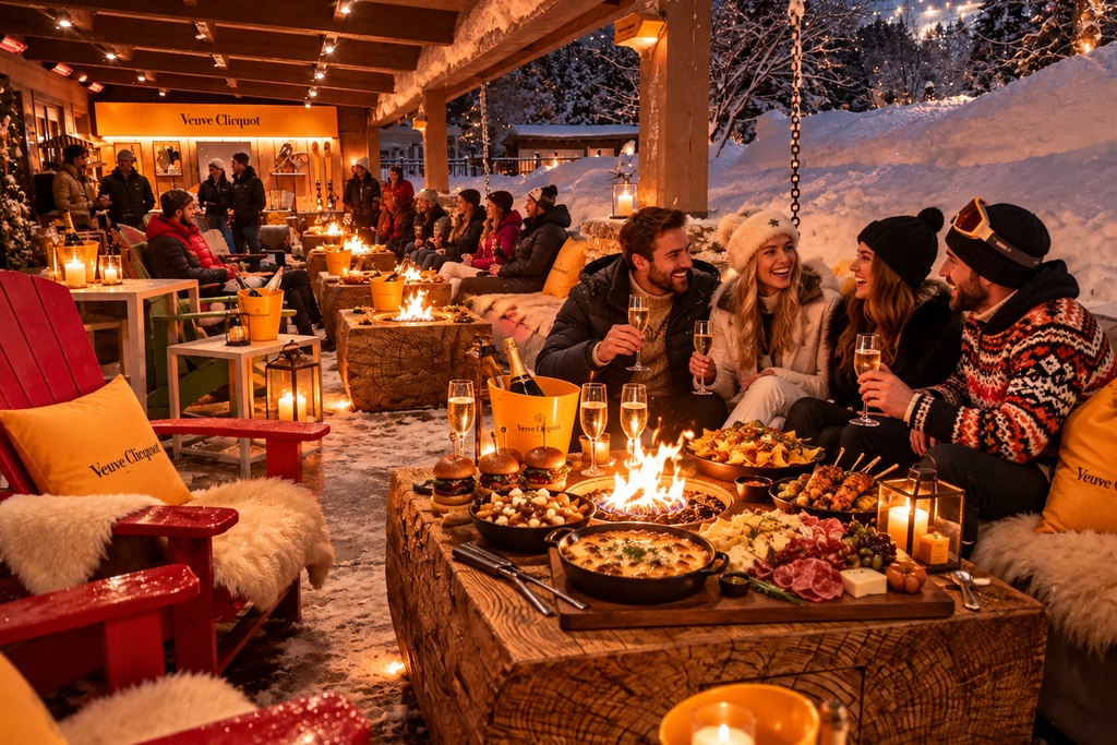 Apr&egrave;s Ski "COZY " Party Veuve Clicquot